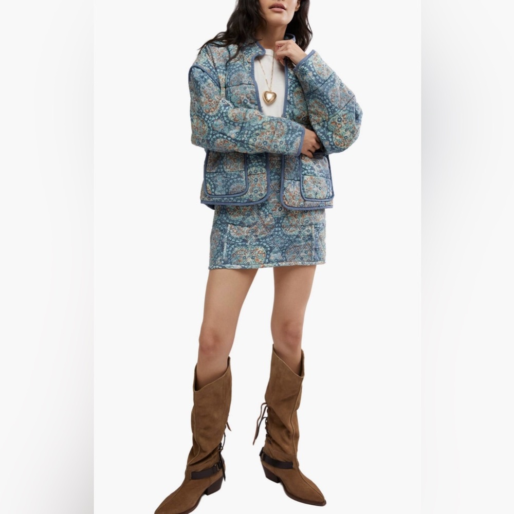 Free People jacket & skirt set.